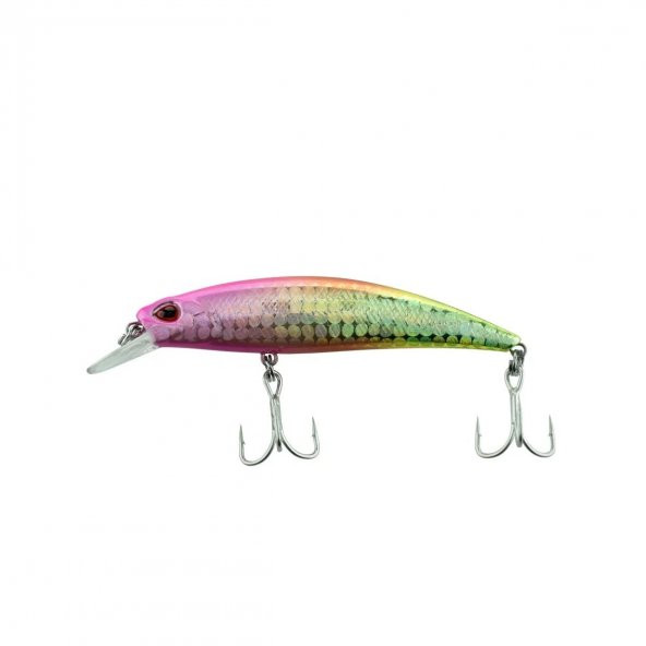 182 Double Pink ChartFujin Ziggy7 70mm 9.6gr Sinking LRF Maket Balık 182 Double Pink Chart