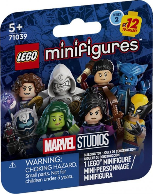 LEGO Minifigures 71039 Marvel Studios Series 2: Gizemli Paket (1 Adet)