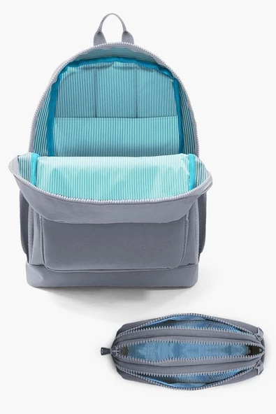 Coral High Kids Siyah Neon Sarı Game Over Desenli USB'li 2'li Okul Çanta Seti - Erkek Çocuk - Resim 3