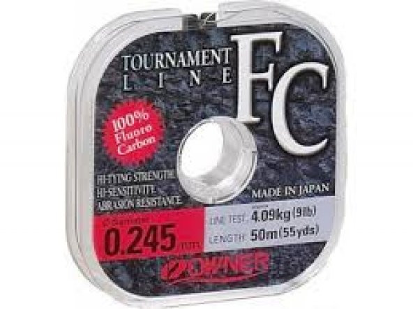 Owner 56029 Tournament Fc 50m Super Clear Fluorocarbon Misina