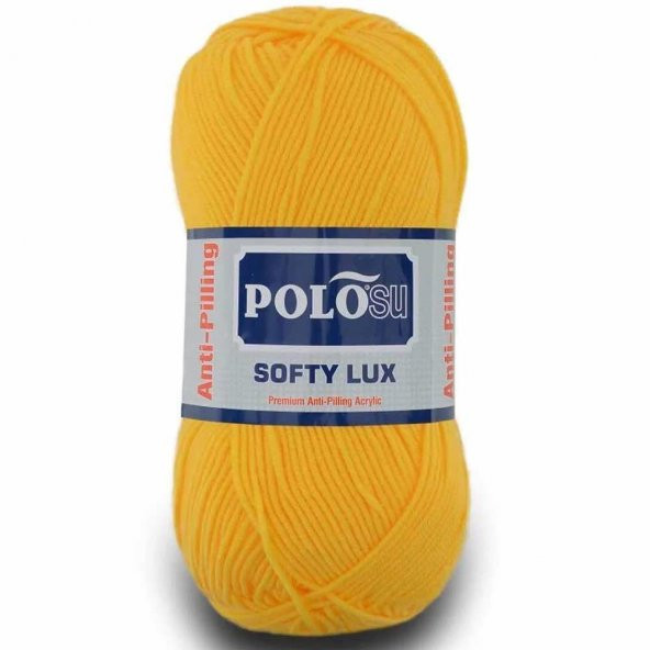 Polosu Softy Lux Bebe El Örgü İpi 404 Koyu Sarı ( 5 Adet )