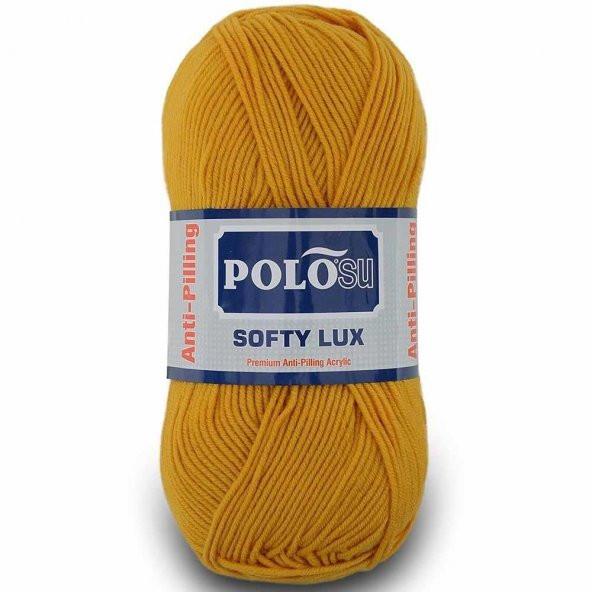 Polosu Softy Lux Bebe El Örgü İpi 439 Hardal ( 5 Adet )