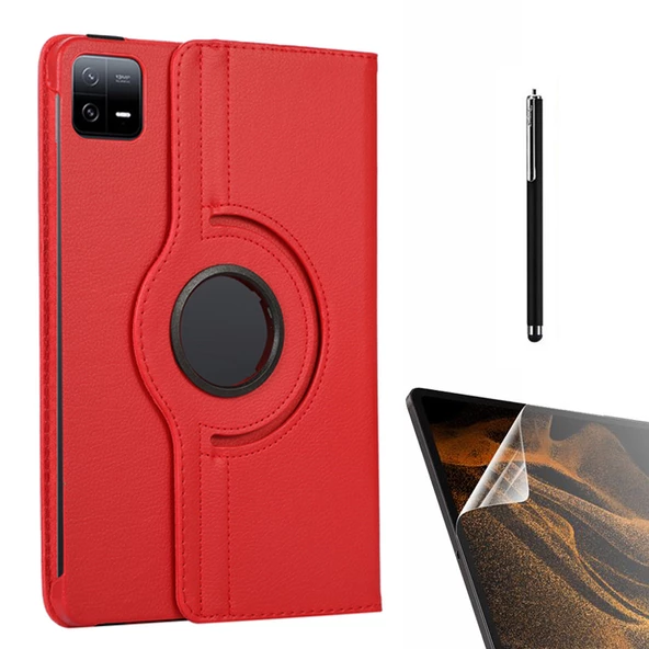 Gpack Xiaomi Mi Pad 6 Pro Kılıf Kapaklı Standlı 360 Dönebilen Koruma dn22 Nano Kalem