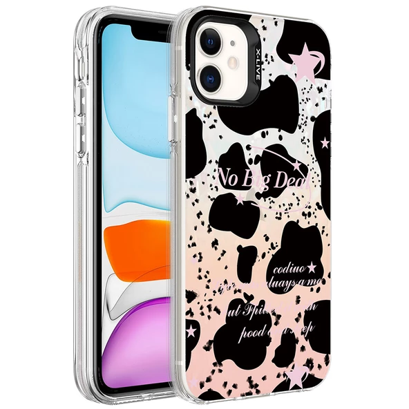 Smcase Apple iPhone 11 Kılıf Mermer Desenli Marbello Kapak