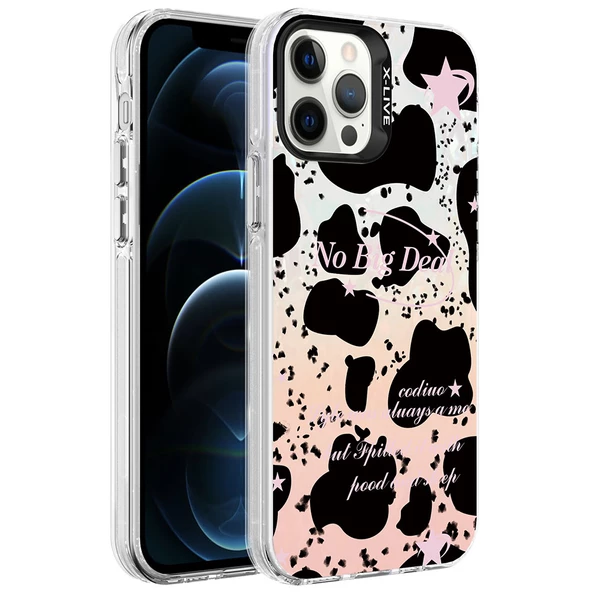 Smcase Apple iPhone 12 Pro Kılıf Mermer Desenli Marbello Kapak