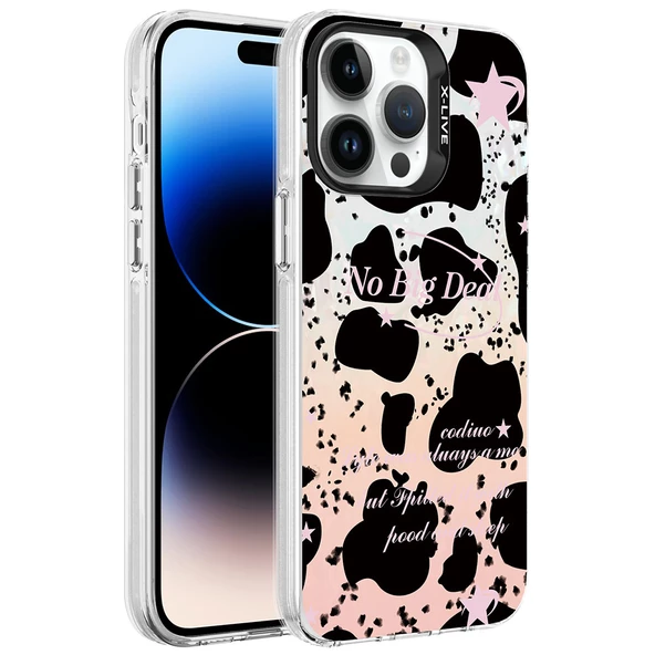 Smcase Apple iPhone 14 Pro Kılıf Mermer Desenli Marbello Kapak