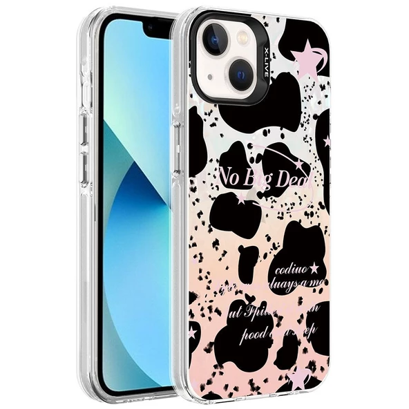 Smcase Apple iPhone 14 Kılıf Mermer Desenli Marbello Kapak