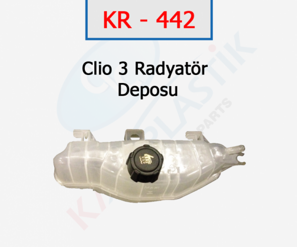 Clio 3 Radyatör Deposu Kapaklı