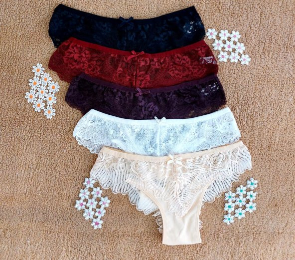 Dantelli Külot 5 Li paket - Resim 2