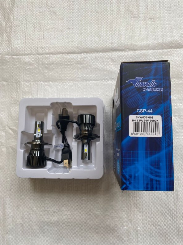 Inwells H4 Xenon Led Far Ampulü X-TREME Serisi Yeni Nesil 6 Çipli CSP - 2