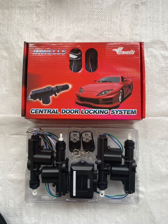 Inwells Uzaktan Kumandalı Merkezi Kilit Sistemi 12V Çift Kumandalı