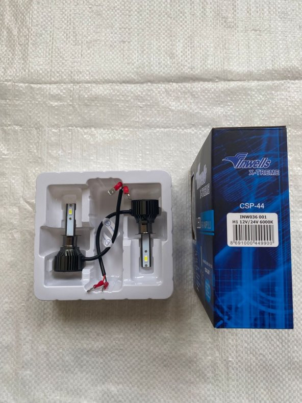 Inwells H1 Xenon Led Far Ampulü X-TREME Serisi Yeni Nesil 6 Çipli CSP - 2