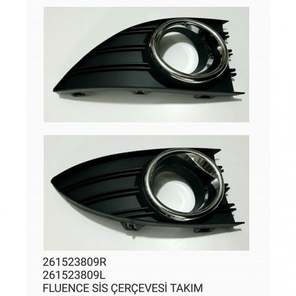 Fluence Sis Çerçevesi Nikelajli (2010-2012)