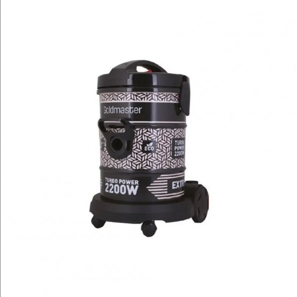 GoldMaster GM-7592 TURBOMAX18 2200W Metal Gövdeli Elektrikli Süpürge – Siyah