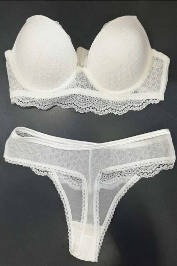 Dantelli Dolgulu Denny Sütyen Takım ürün görseli