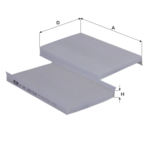 FİL HC7087 POLEN FİLTRESİ ALBEA PALİO SİENA PUNTO ürün görseli 1