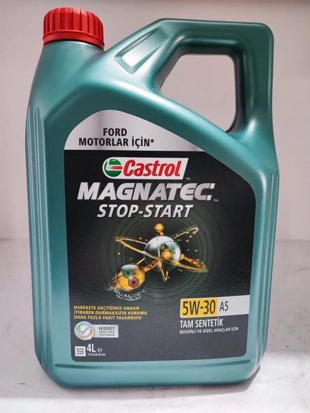 CASTROL MAGNATEC BENZİN+DİZEL 5W-30 A5 4LT ÜRETİM : 2024 - 3