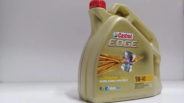 CASTROL EDGE TİTANIUM FST BENZİN+DİZEL 5W-40 4LT ÜT: 2025