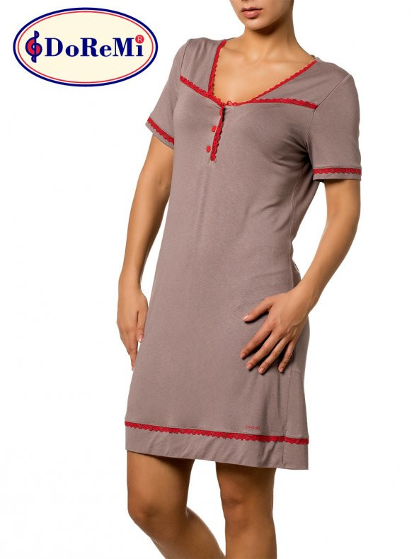 Kısa Kollu Gecelik - Resim 3