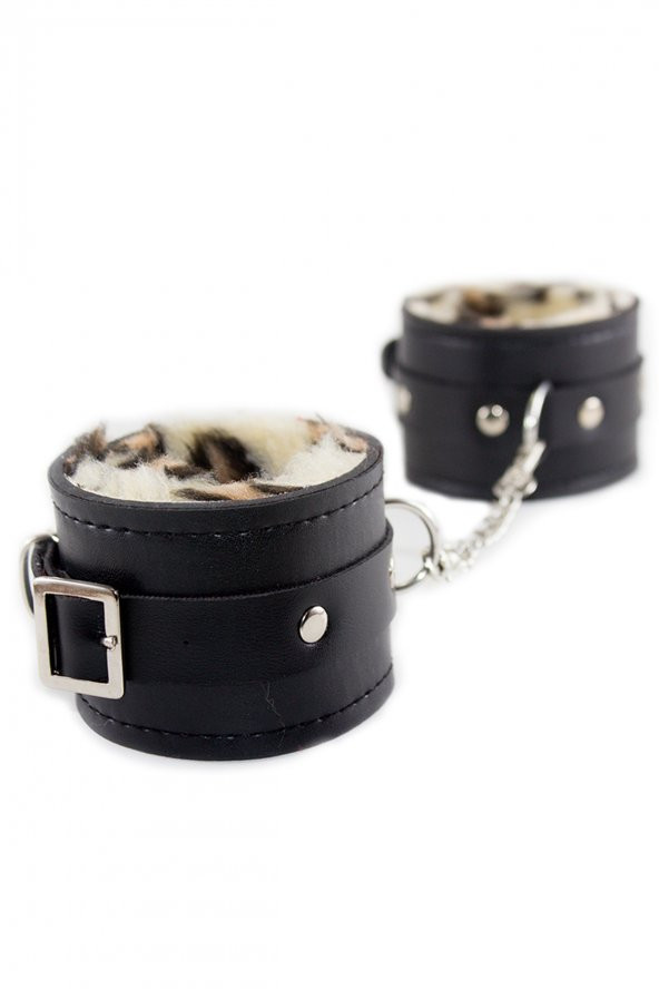 Siyah Deri İçi Yumuşak Ayak Kelepçesi ürün görseli