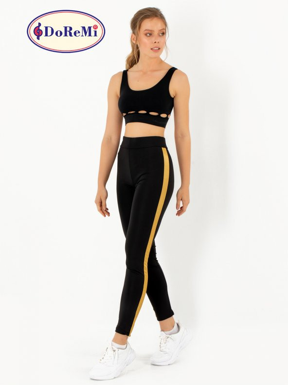 Active Sportive Kalın Çizgili Tayt ürün görseli