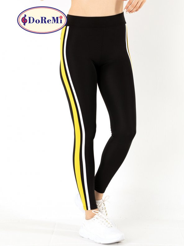 Active Sportive Çift Çizgili Tayt - Resim 2