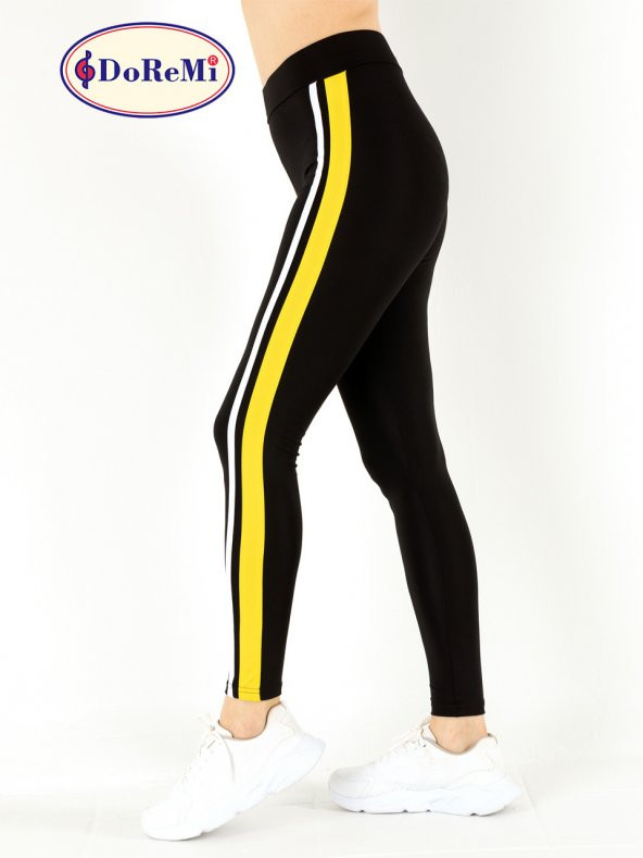 Active Sportive Çift Çizgili Tayt - Resim 7