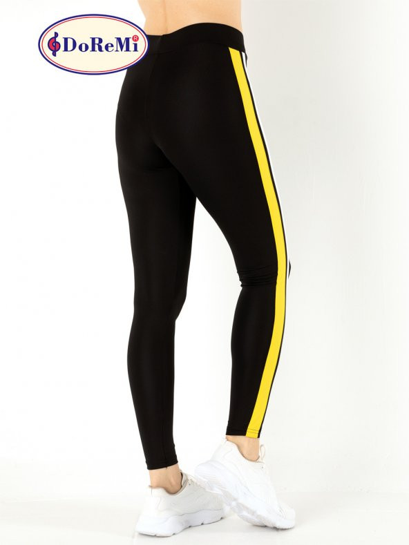 Active Sportive Çift Çizgili Tayt - Resim 5