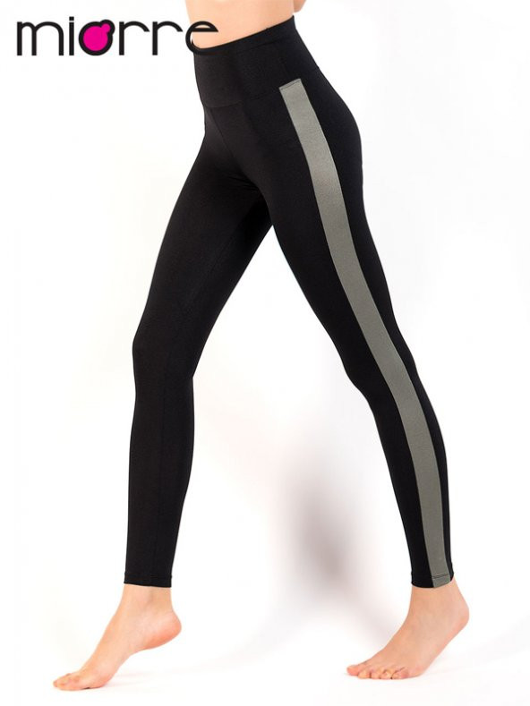 Yüksek Bel Toparlayıcı Spor Taytı - Resim 2