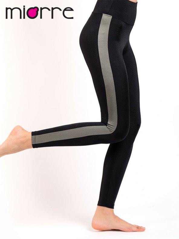 Yüksek Bel Toparlayıcı Spor Taytı - Resim 3