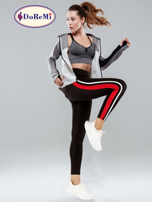 Active Sportive Çift Çizgili Tayt ürün görseli