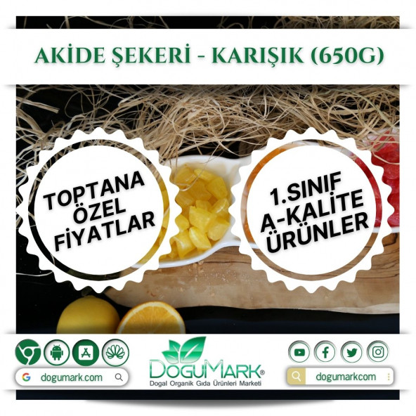 DoğuMark - Akide Şekeri - Karışık (650g)