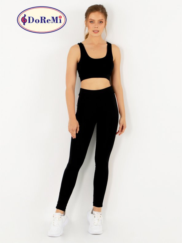 Active Sportive Çift Çizgili Tayt - Resim 2