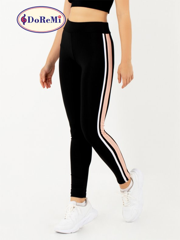 Active Sportive Çift Çizgili Tayt - Resim 5