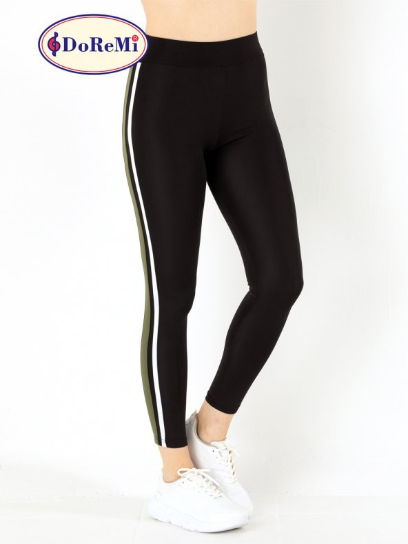 Active Sportive Çift Çizgili Tayt - Resim 4