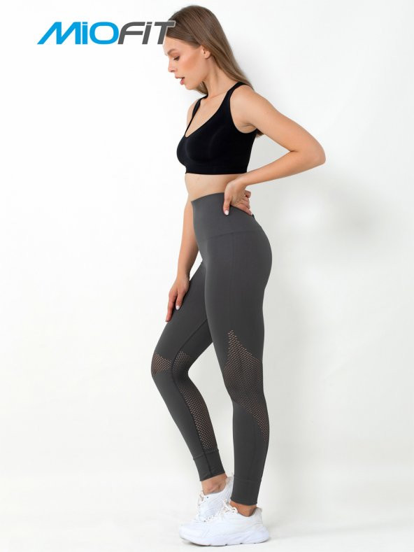 Efficiency Yüksek Bel Toparlayıcı Seamless Spor Tayt - Resim 2