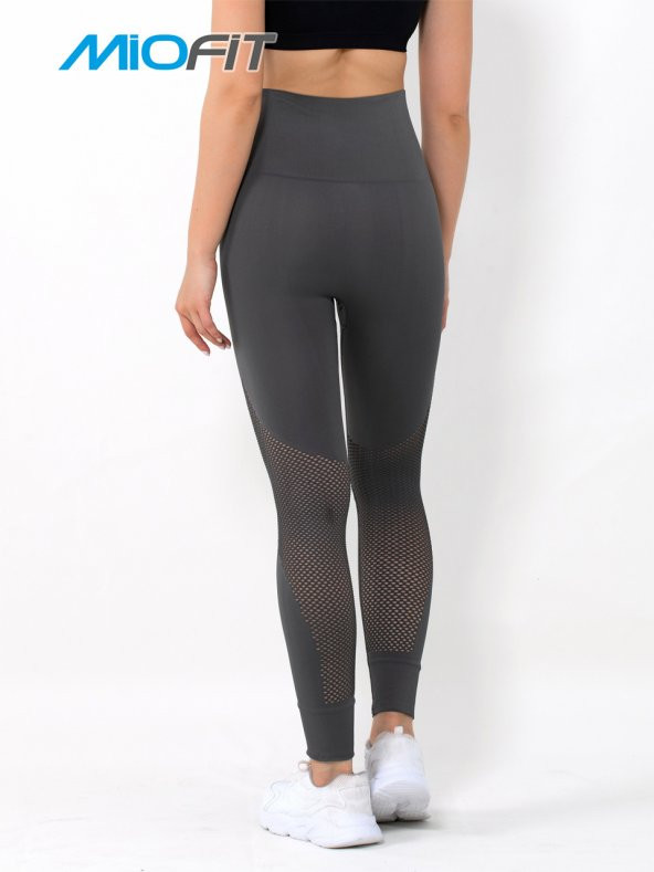 Efficiency Yüksek Bel Toparlayıcı Seamless Spor Tayt - Resim 6