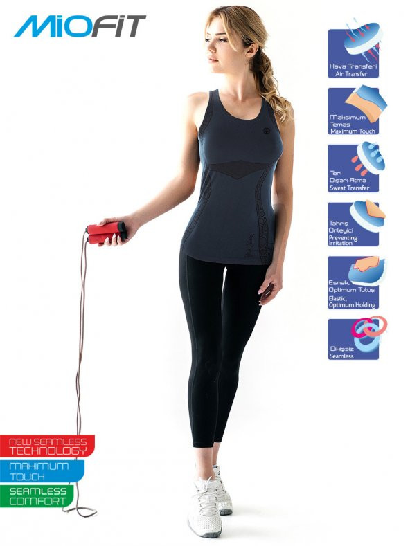 Kadın Max Fit Dikişsiz Spor Atlet - Resim 5