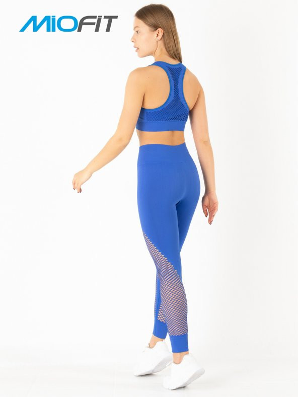 Vibrant Yüksek Bel Toparlayıcı Seamless Spor Tayt - Resim 5