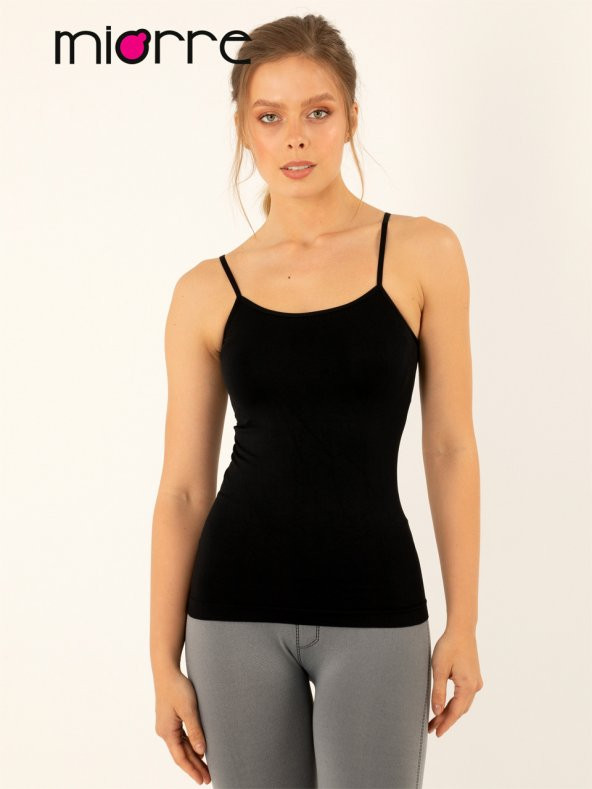 Seamless Dikişsiz İnce Askılı Tişört - Resim 4