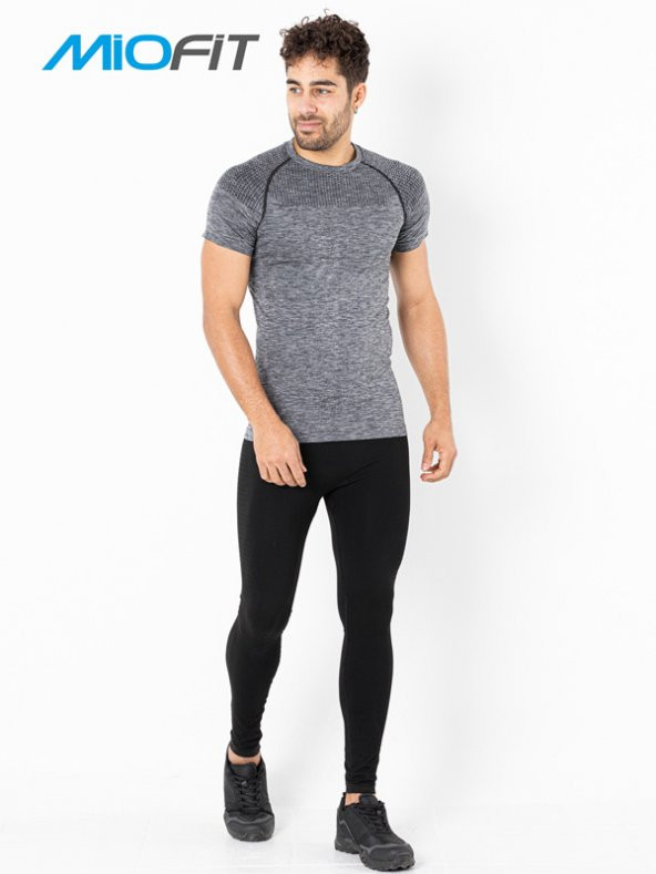 MioFit Erkek Phantom Kısa Kollu Dikişsiz Spor Tişört - Resim 4