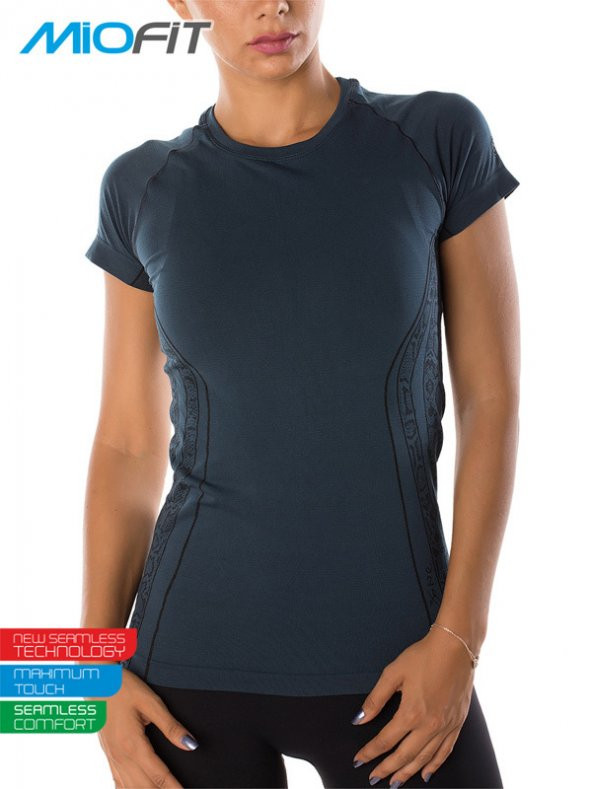 MioFit Kadın Hyper Dry Dikişsiz Spor Tişört - Resim 2