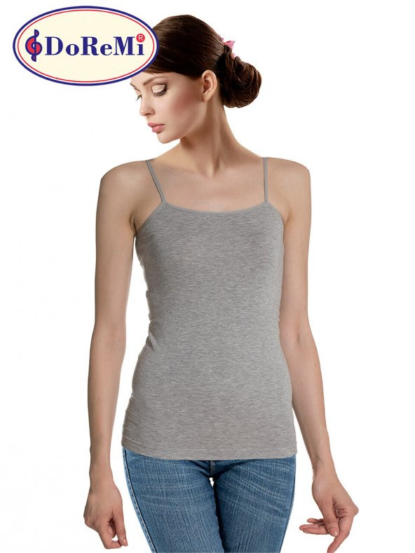 Seamless Modal İnce Askılı Tshirt - Resim 3