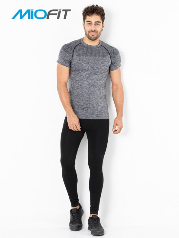 MioFit Erkek Phantom Kısa Kollu Dikişsiz Spor Tişört - Resim 5