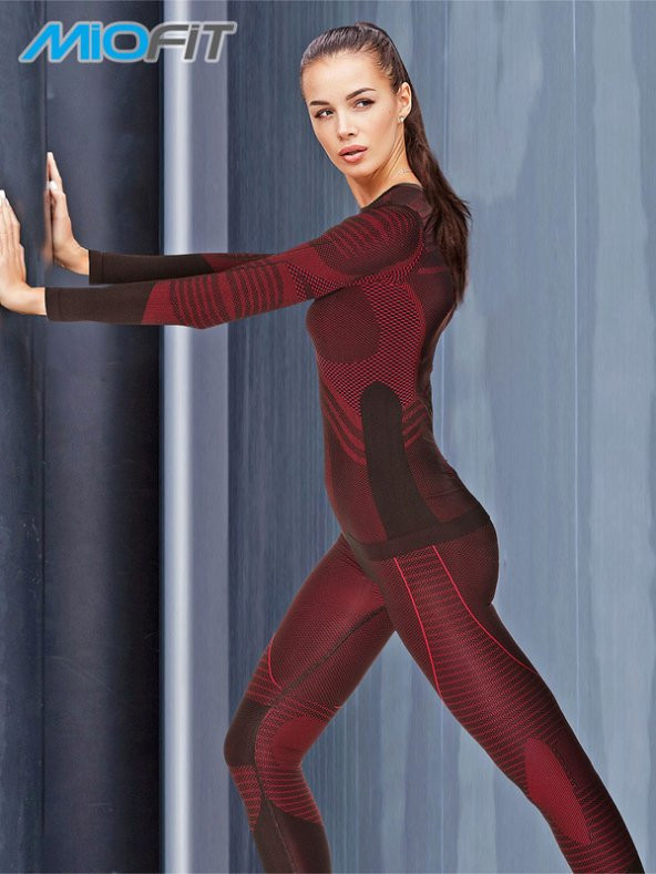 MioFit Kadın Comfortable Fit Dry Uzun Kollu Dikişsiz Spor Tişört ürün görseli