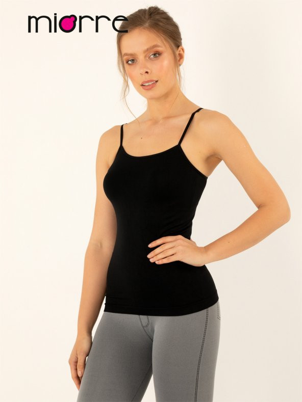 Seamless Dikişsiz İnce Askılı Tişört - Resim 2