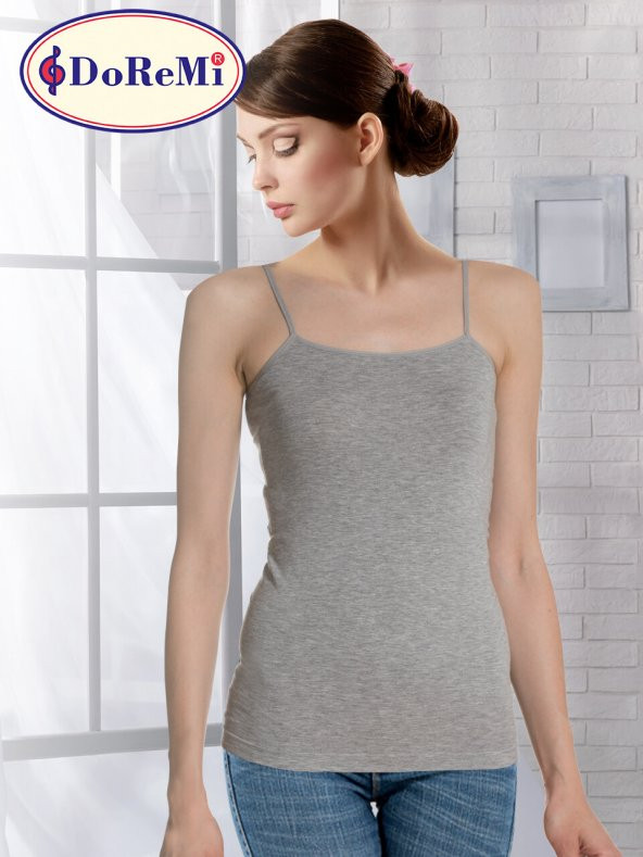 Seamless Modal İnce Askılı Tshirt - Resim 4