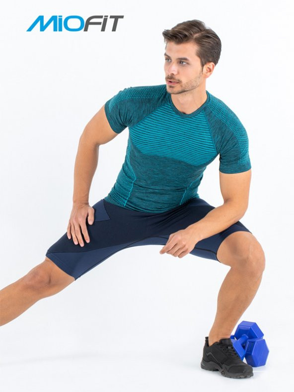 MioFit Erkek Active Kısa Kollu Dikişsiz Spor Tişört ürün görseli
