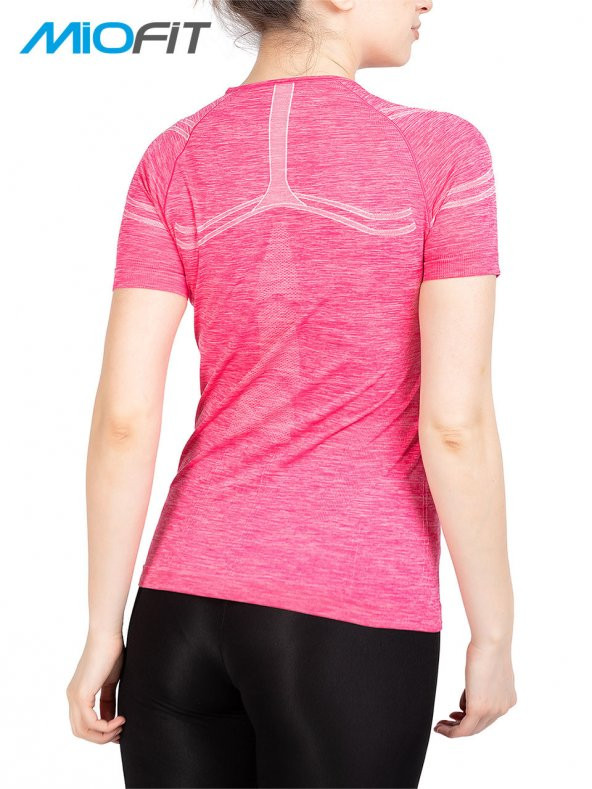 MioFit Kadın Dianthus Dikişsiz Spor Tişört - Resim 8