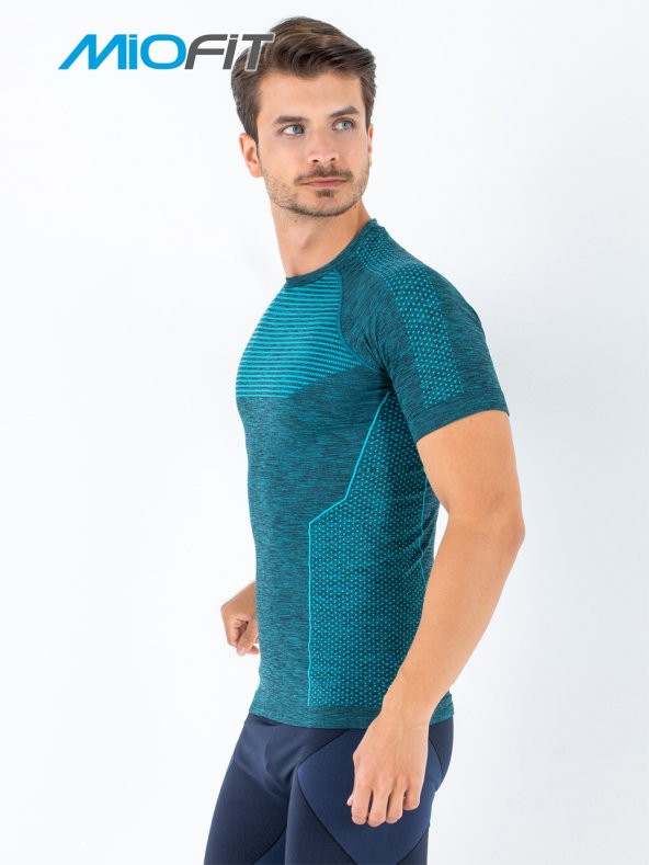 MioFit Erkek Active Kısa Kollu Dikişsiz Spor Tişört - 10